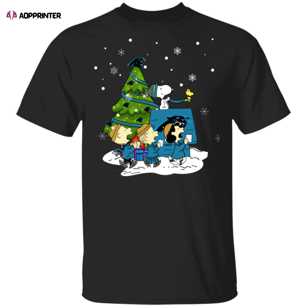 Snoopy The Peanuts Carolina Panthers Christmas Sweater