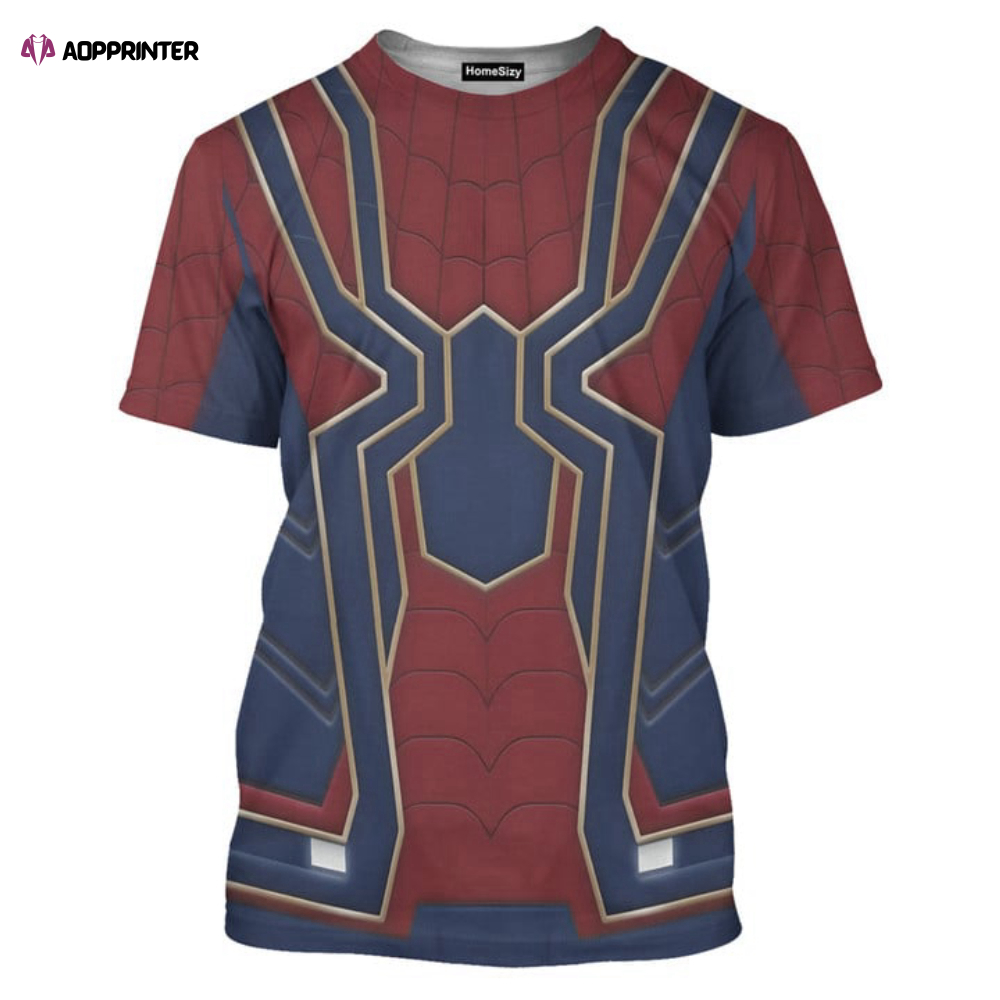 Spider-Man Peter Parker Disney Superhero T-Shirt For Men And Women