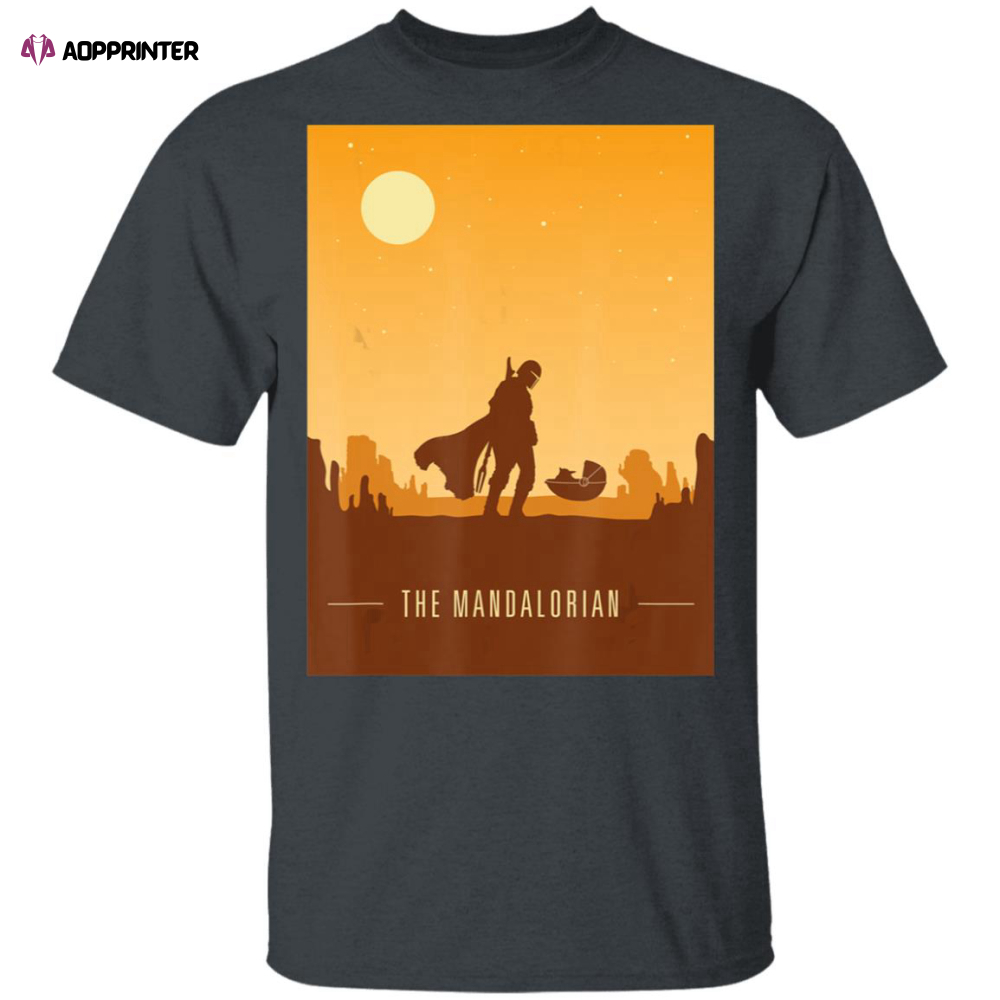 Star Wars The Mandalorian Best Dad In The Galaxy Retro 2023 Shirt