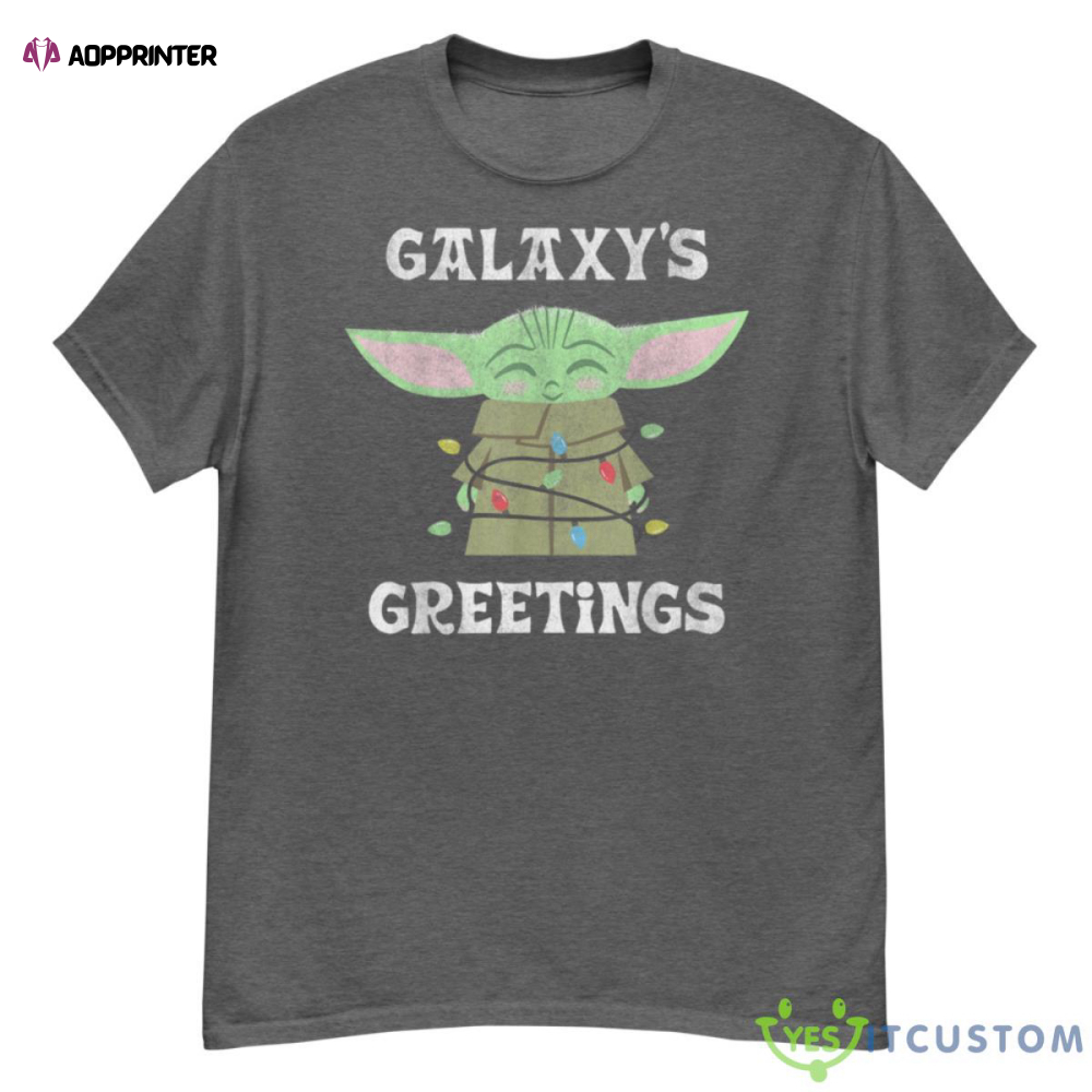 Star Wars The Mandalorian Christmas Child Galaxy’s Greetings Shirt