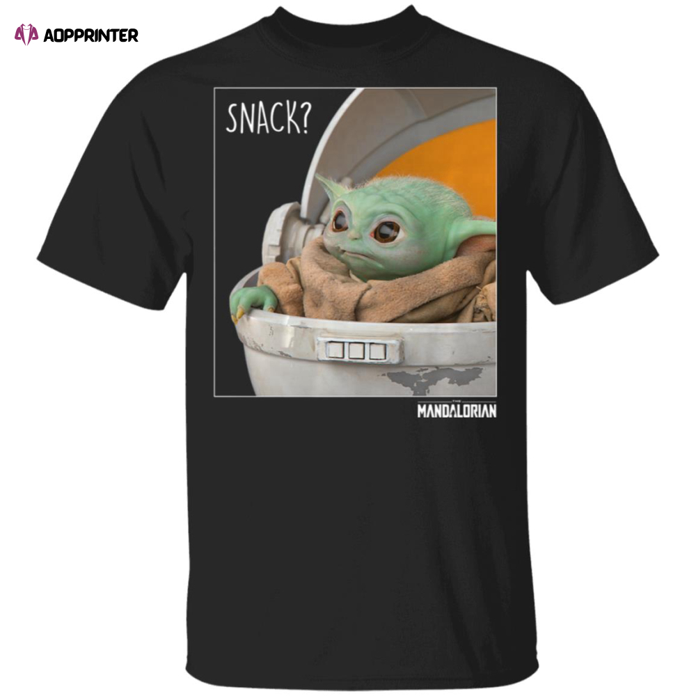 Star Wars The Mandalorian The Child Baby Yoda Snack Time Shirt Hoodie