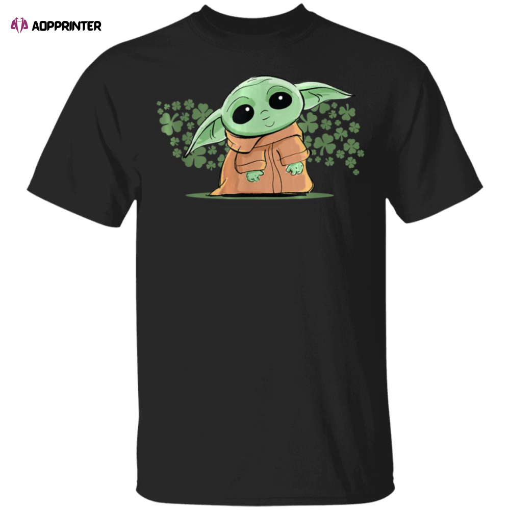 Baby Yoda Shirt Star Wars The Mandalorian Razor Crest Floating Pod