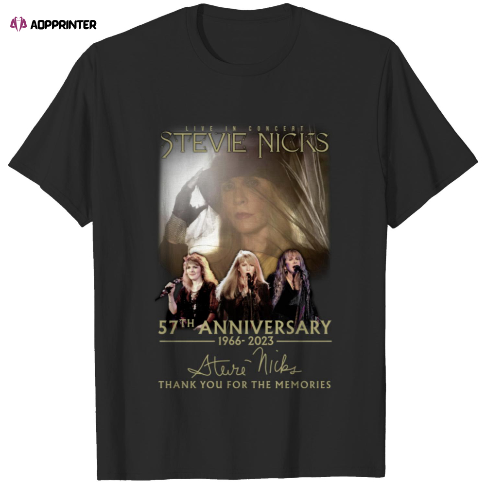 Stevie Nicks 57th 1966-2023 Shirt, Stevie Nicks Tour 2023 Shirt, Fleetwood Mac Band Tour 2023