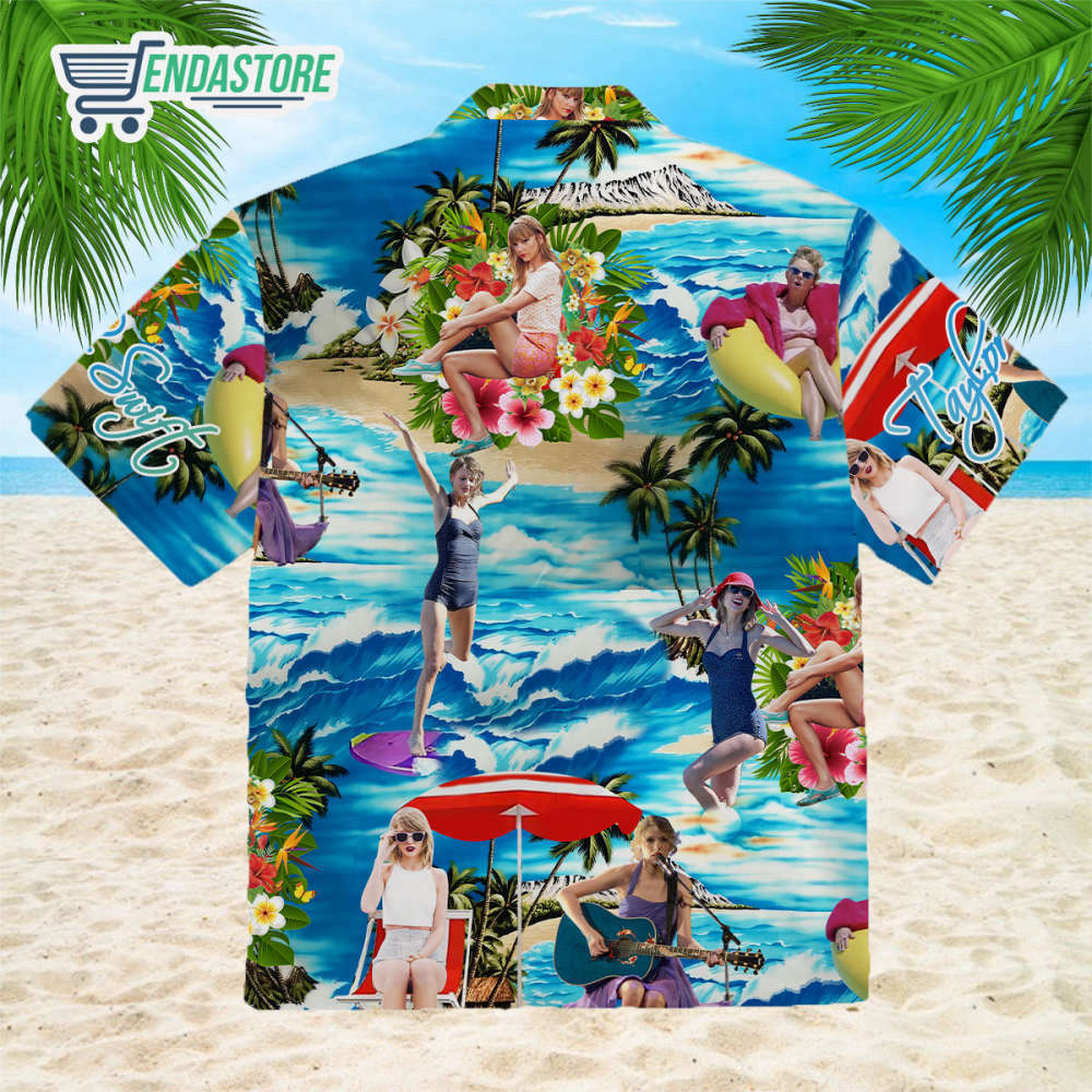 Taylor Swift On The Beach: Hawaiian Shirt – Trendy and Stylish Summer Wear