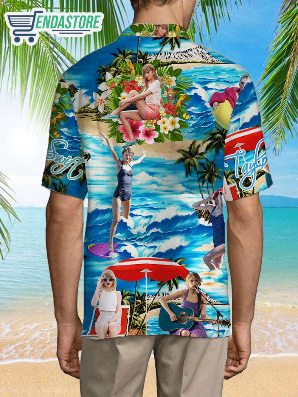 Taylor Swift On The Beach: Hawaiian Shirt – Trendy and Stylish Summer Wear