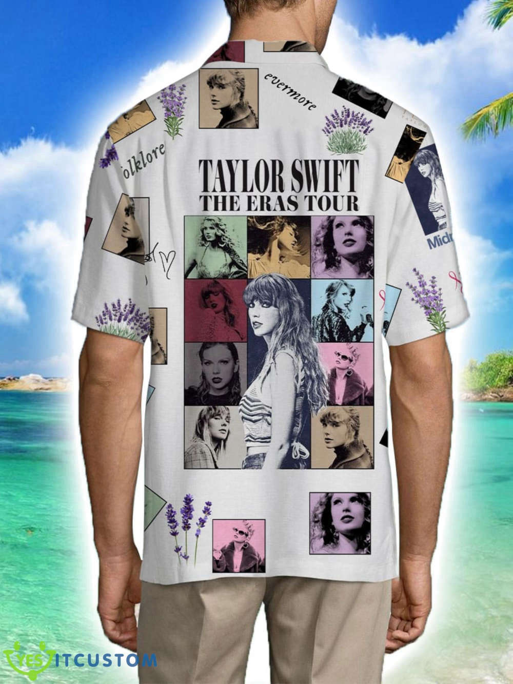 Taylor Swift The Eras Tour Album AOP Hawaiian Shirt – Trending Music Merch