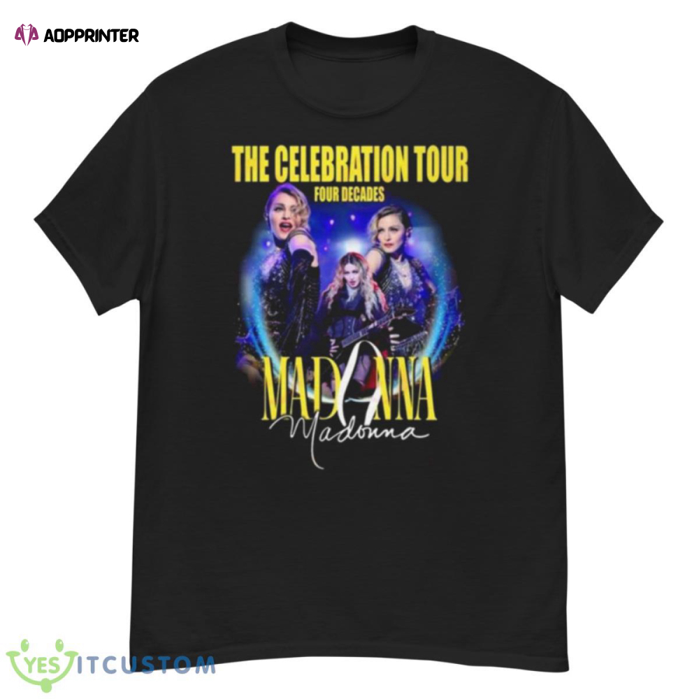The Celebration Tour Four Decades Madonna Signature Shirt