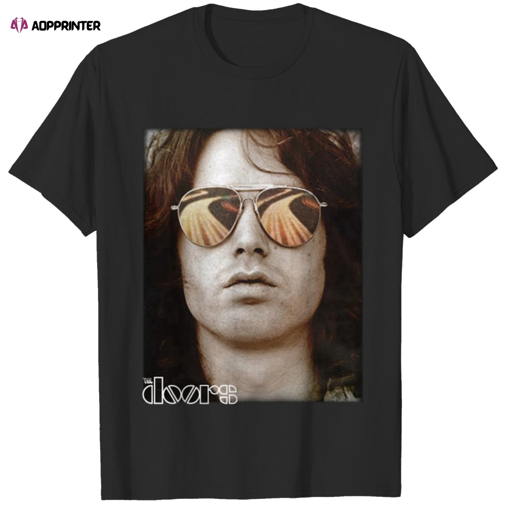 The Doors Jim Morrison Aviators Pose Rock Tee T-Shirt