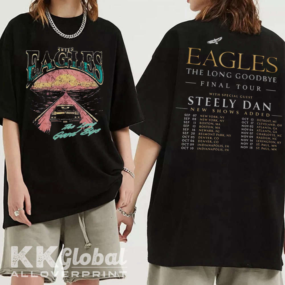The Eagles The Long Goodbye Tour 2023 Shirt, The Eagles Band Fan Shirt