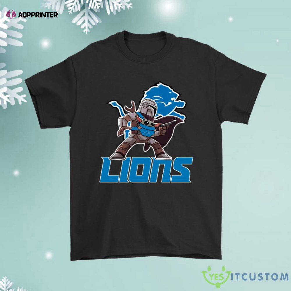 The Mandalorian Baby Yoda Detroit Lions Shirt