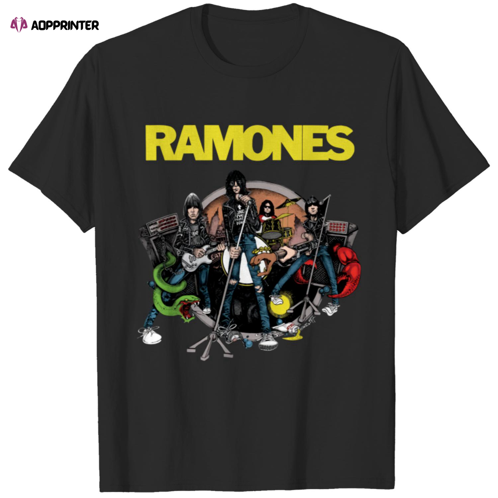 The Ramones Road to Ruin Punk Rock Tee T-Shirt