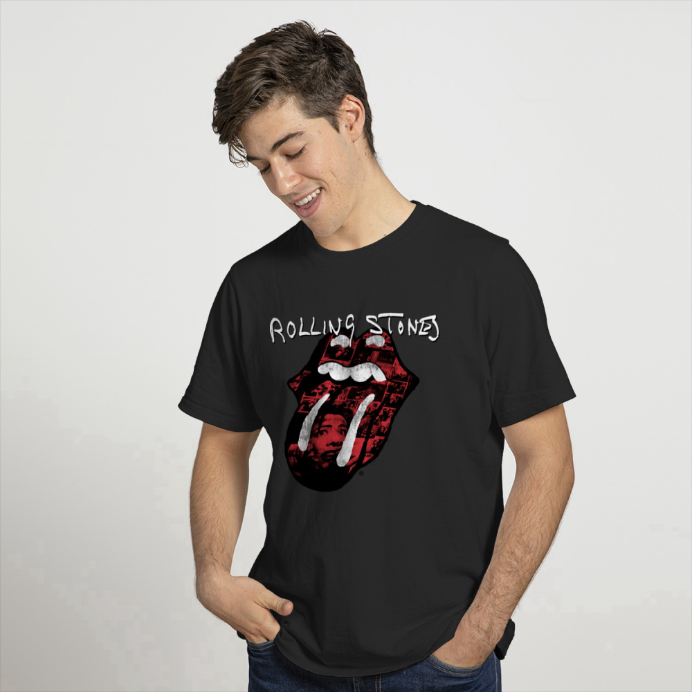 The Rolling Stones Exile Collage Tongue T-Shirt