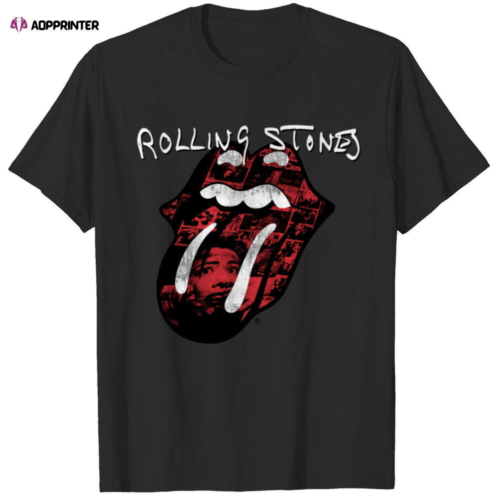 The Rolling Stones Exile Collage Tongue T-Shirt