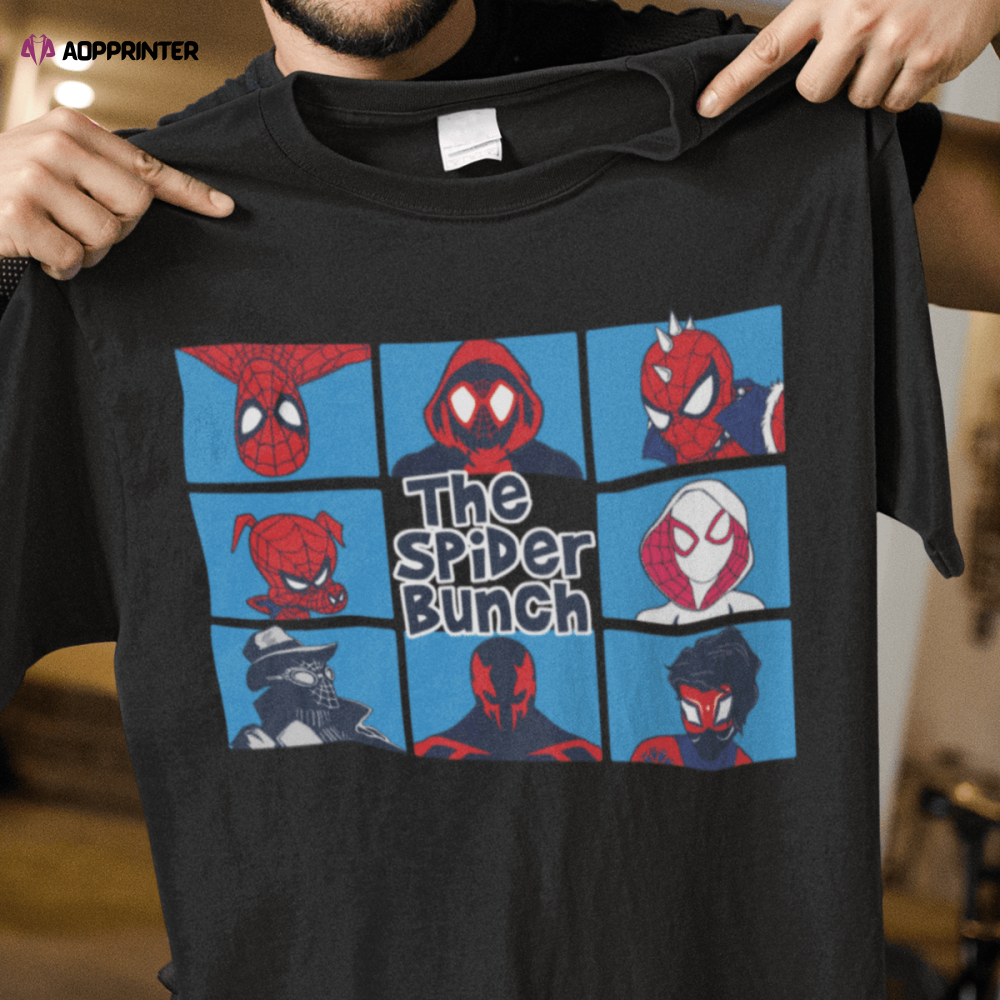 The Spider Bunch The Brady Bunch Spider-Man Mashup T-Shirt
