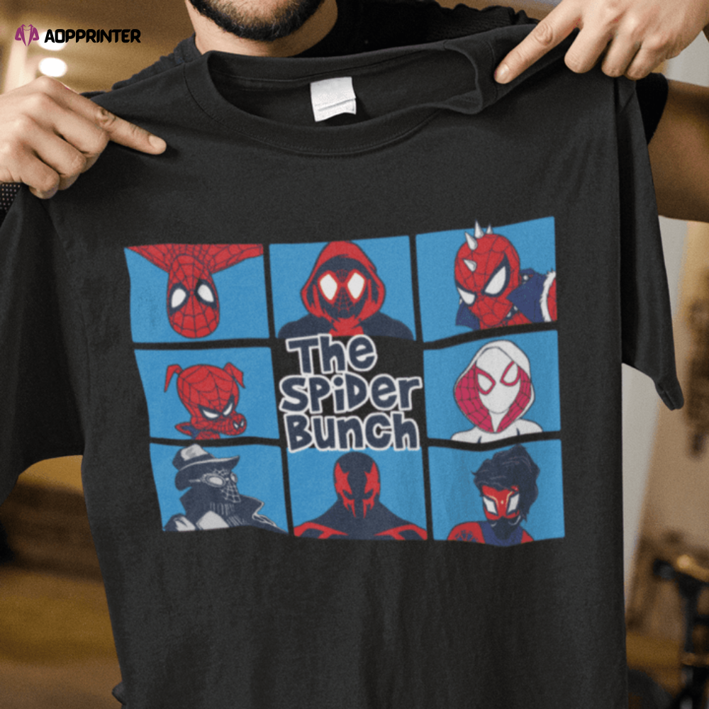 The Spider Bunch The Brady Bunch Spider-Man Mashup Unisex Shirt