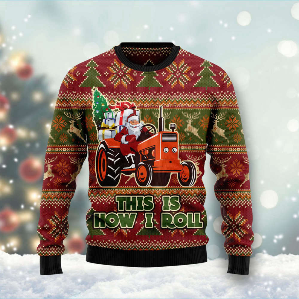 This Is How I Roll Ugly Christmas Sweater For Men & Women Adult US4468