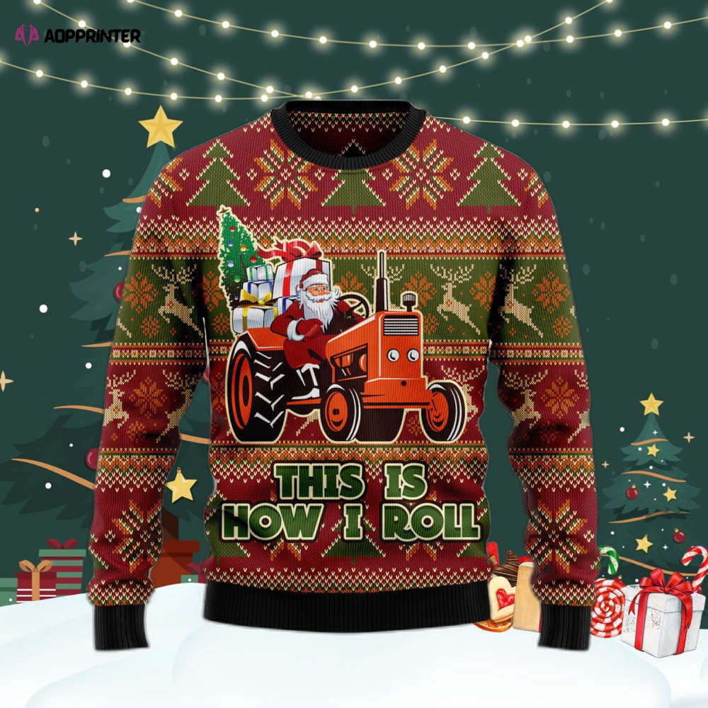 This Is How I Roll Ugly Christmas Sweater For Men & Women Adult US4468