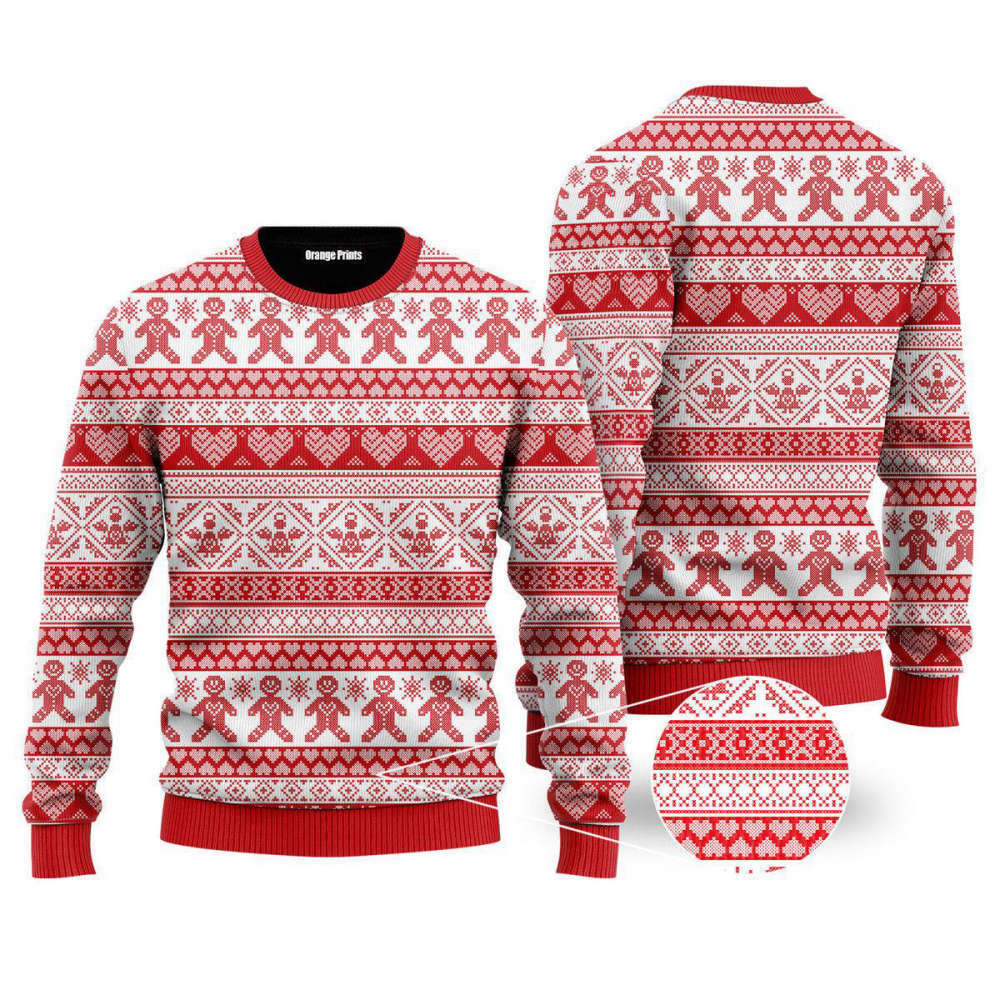 This Is My Red Old Here Ugly Christmas Sweater For Men & Women UH1147