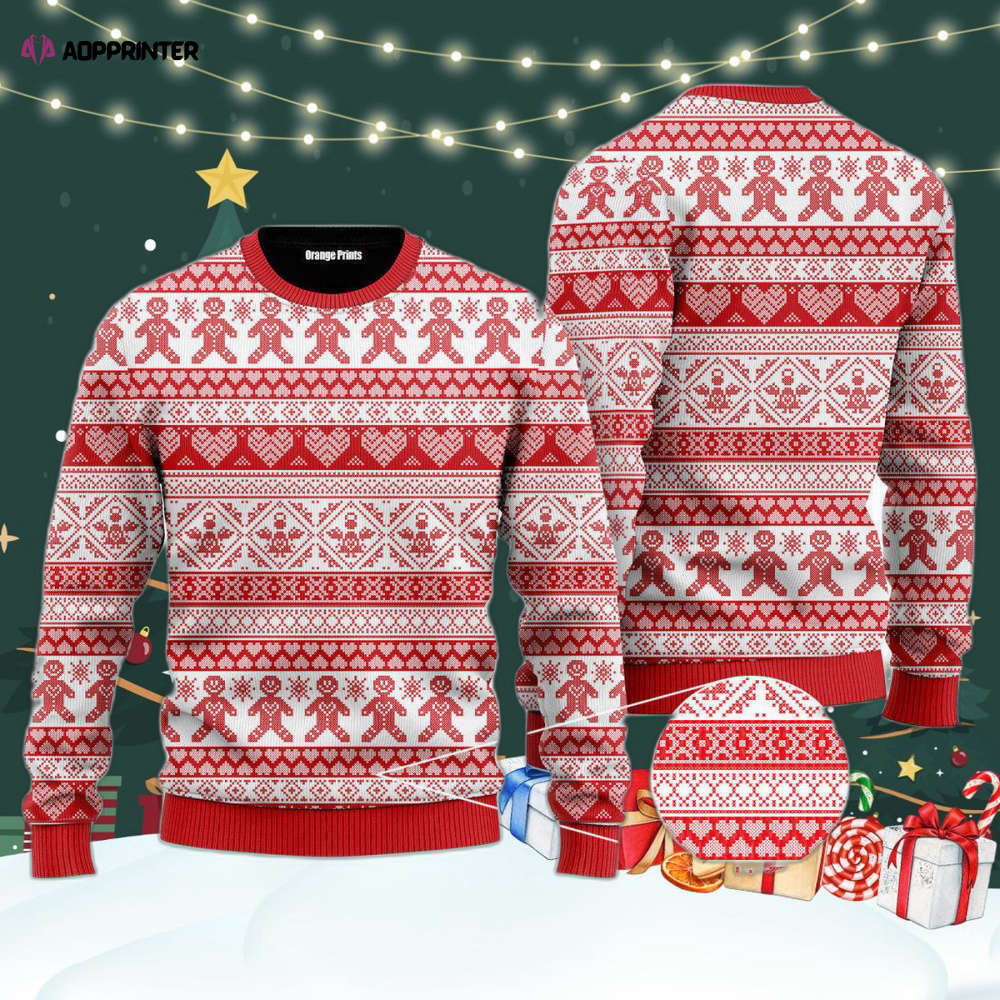 This Is My Red Old Here Ugly Christmas Sweater For Men & Women UH1147