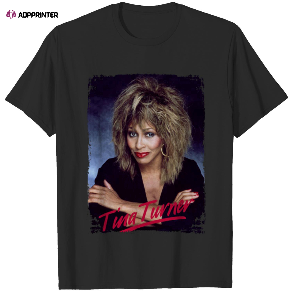 Tina Turner T Shirt Retro 80’s mens