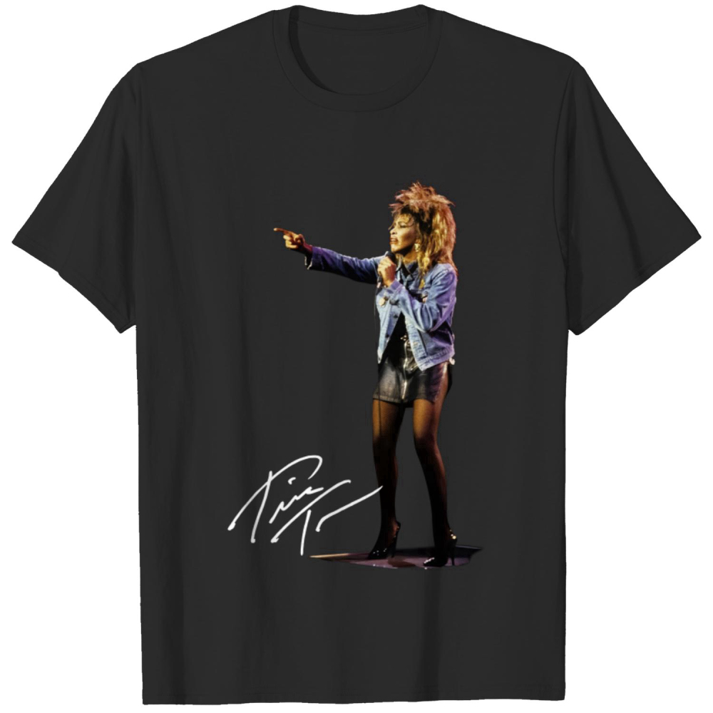 Tina Turner T-Shirt, Tina Turner Singer Signed T-Shirt