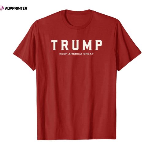 “Trump 2020 Keep America Great” Trump 2020 in vintage white T-Shirt