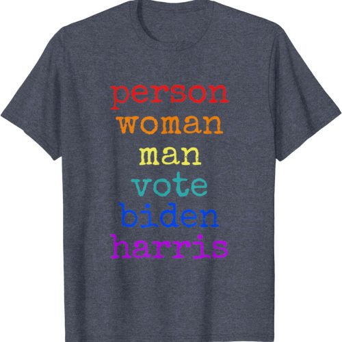 Trump Is Dumb Person Woman Man Vote Biden Harris Distressed T-Shirt
