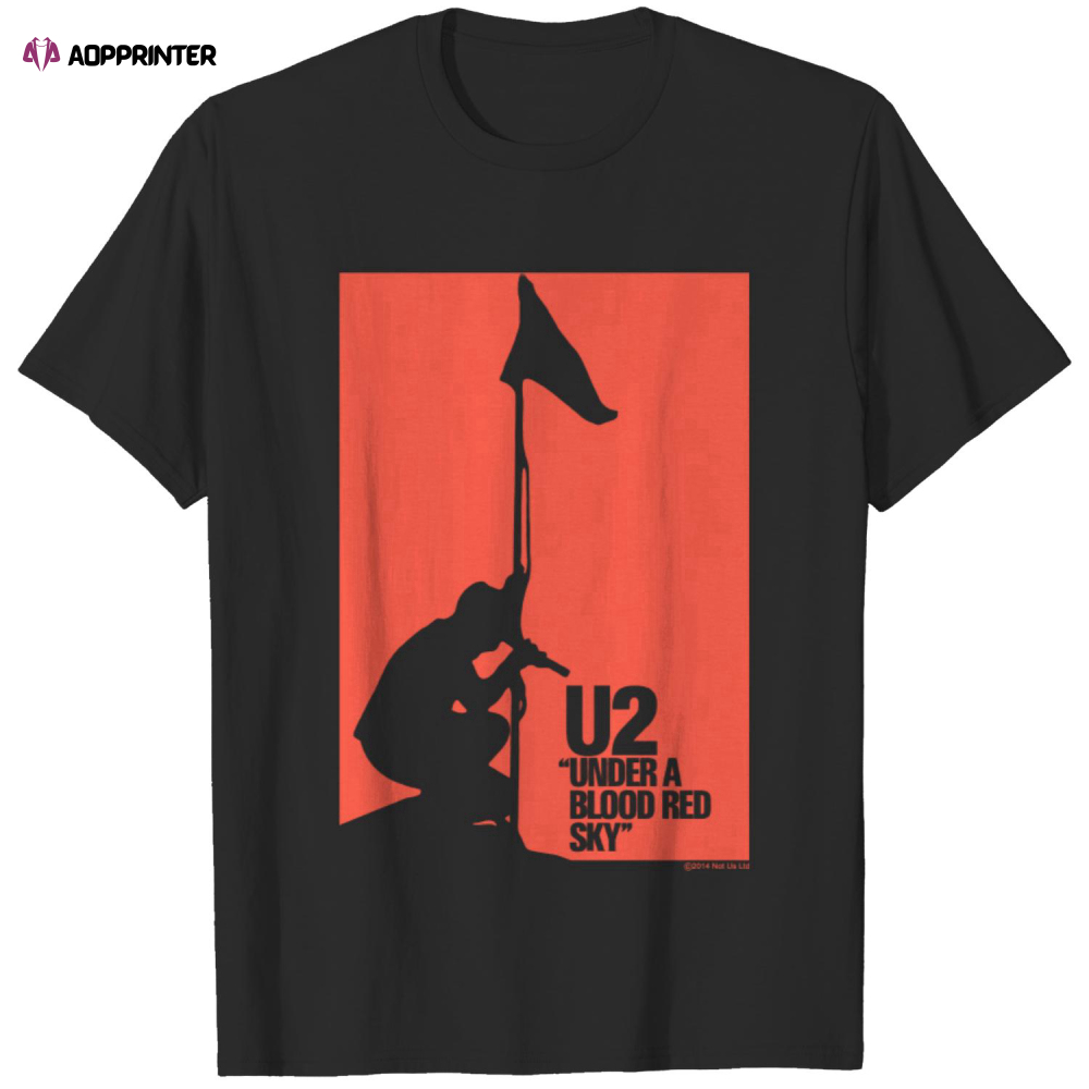 U2 Under A Blood Red Sky Bono The Edge Live T-Shirt