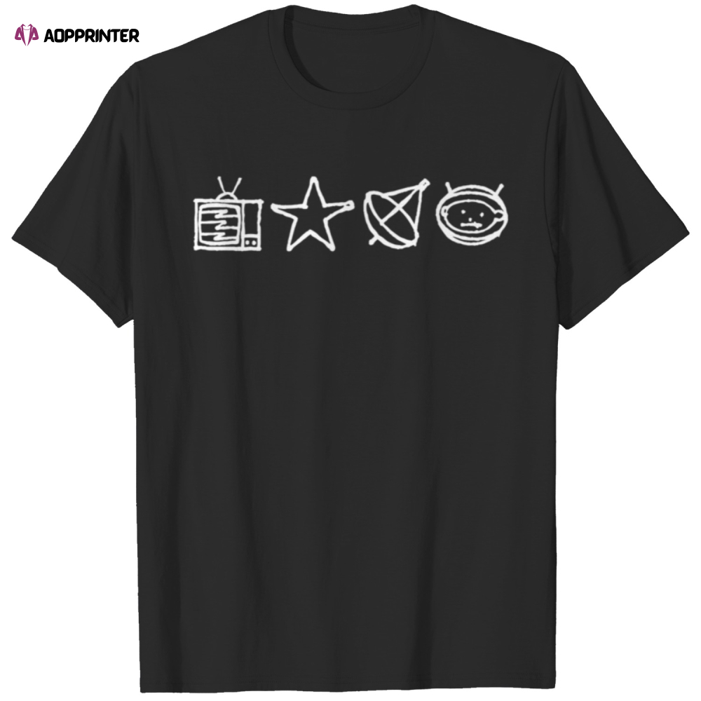 U2 – Zoo TV Symbols – White Classic T-Shirts