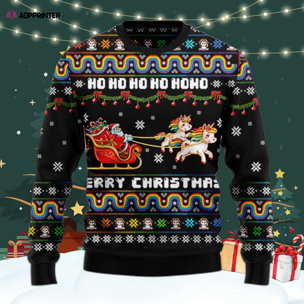 Stylish Texas Fractal Ugly Christmas Sweater – Trendy Holiday Apparel for Men & Women US4399