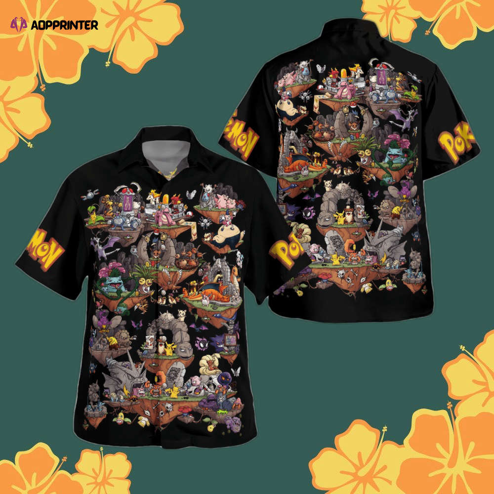 Pokemon Yellow Hawaiian Shirt: Vibrant Color & Style for Pokemon Fans