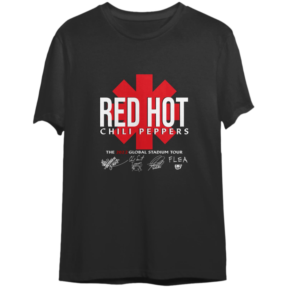 Unlimited Love World Tour 2022 Red Hot Chili Peppers Double Sided T-shirt