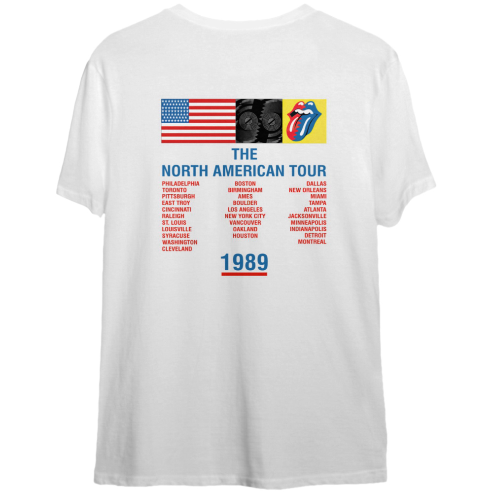 Vintage 1980s Rolling Stones Tour T Shirt