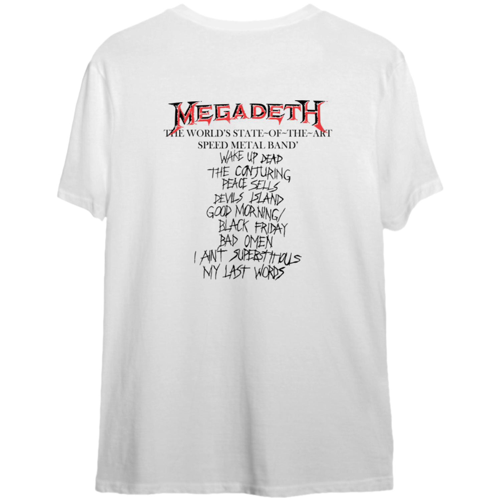 Vintage 1986 Megadeth Peace Sells But Who’s Buying T-Shirt