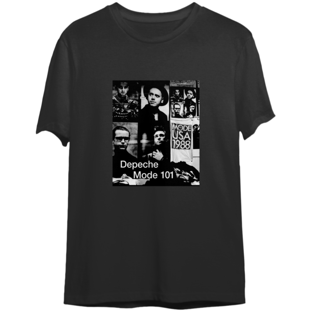 Vintage 1988 Depeche Mode 101 T-Shirt, 80s Depeche Mode Violator US Tour Double Sided Shirt