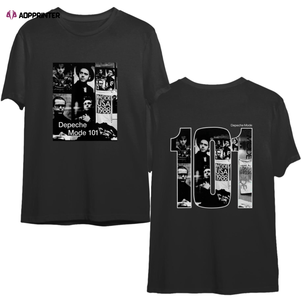 Vintage 1988 Depeche Mode 101 T-Shirt, 80s Depeche Mode Violator US ...