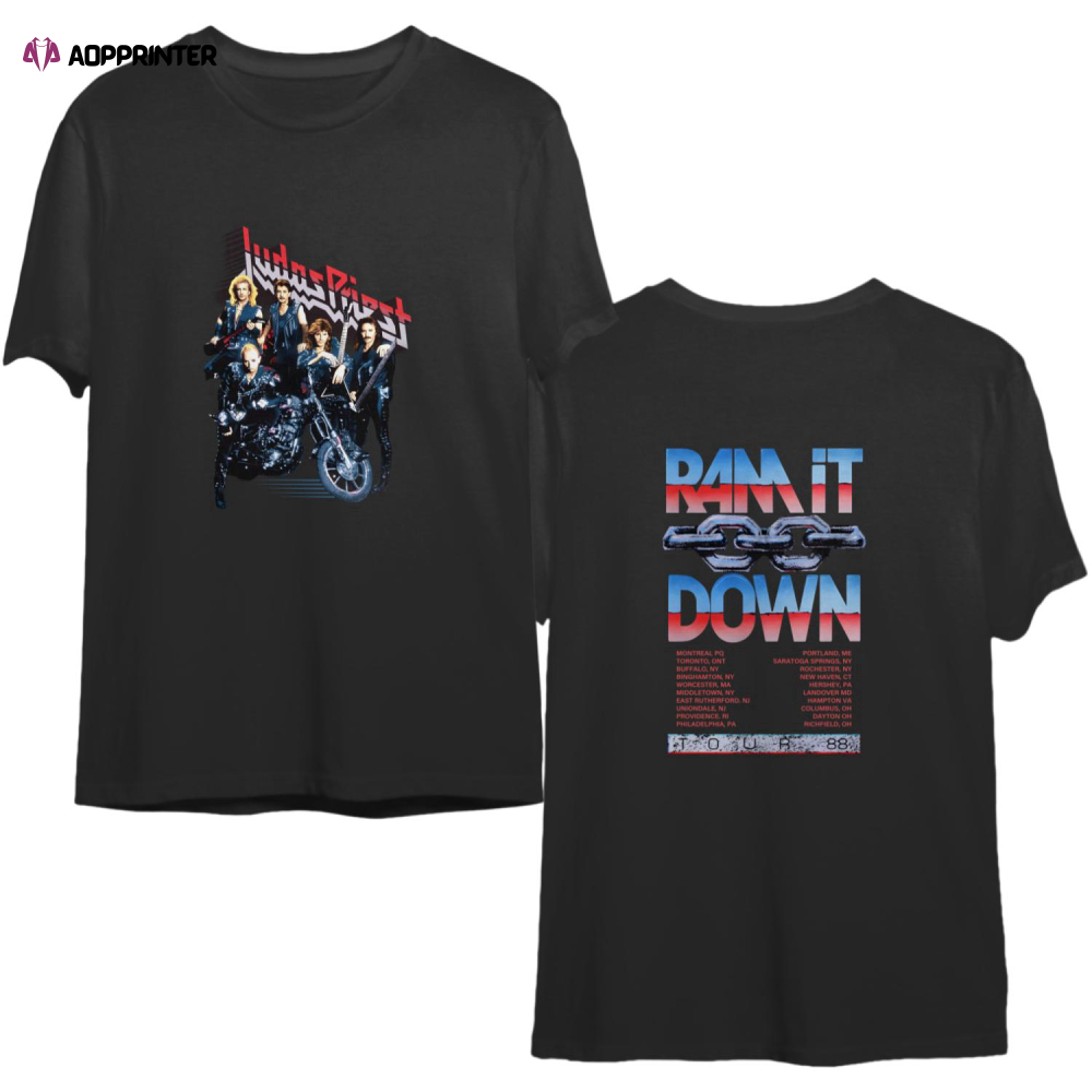 Vintage 1988 Judas Priest Ram it Down Tour Shirt