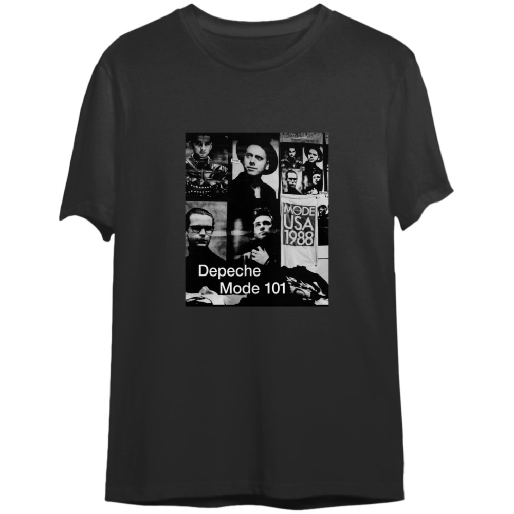 Vintage 1989 Depeche Mode 101 T-Shirt, Depeche Mode Live Album Shirt