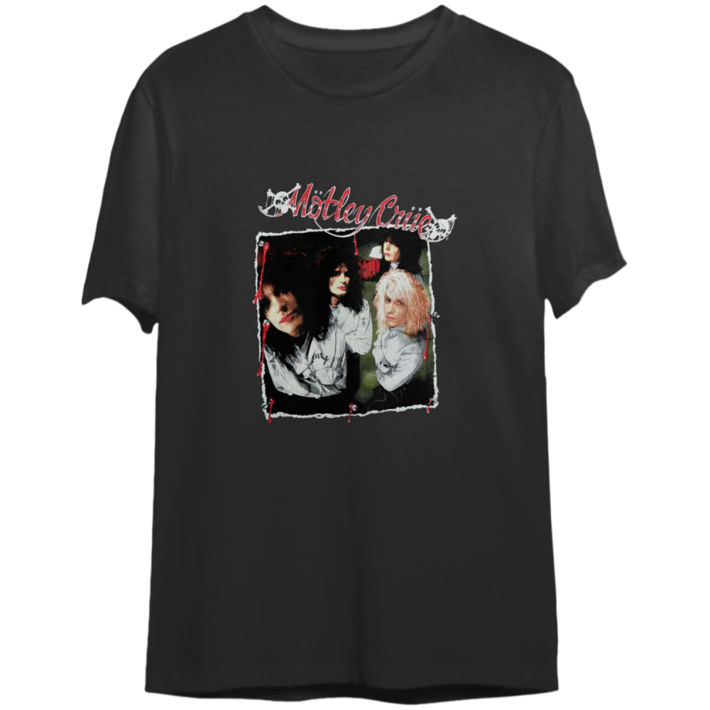 Vintage 1989 Motley Crue Dr Feelgood Tour Concert Rock Band T Shirt