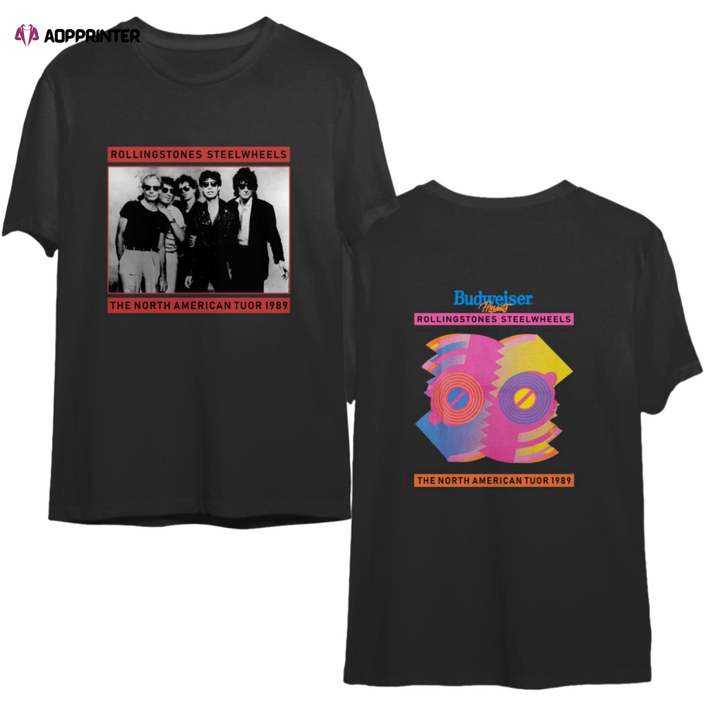 Vintage 1989 Rolling Stones Steel Wheels Tour Shirt