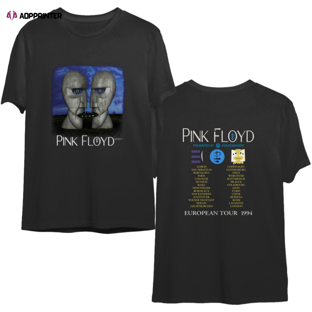 vintage 1994 Pink Floyd Division Bell European Tour Shirt