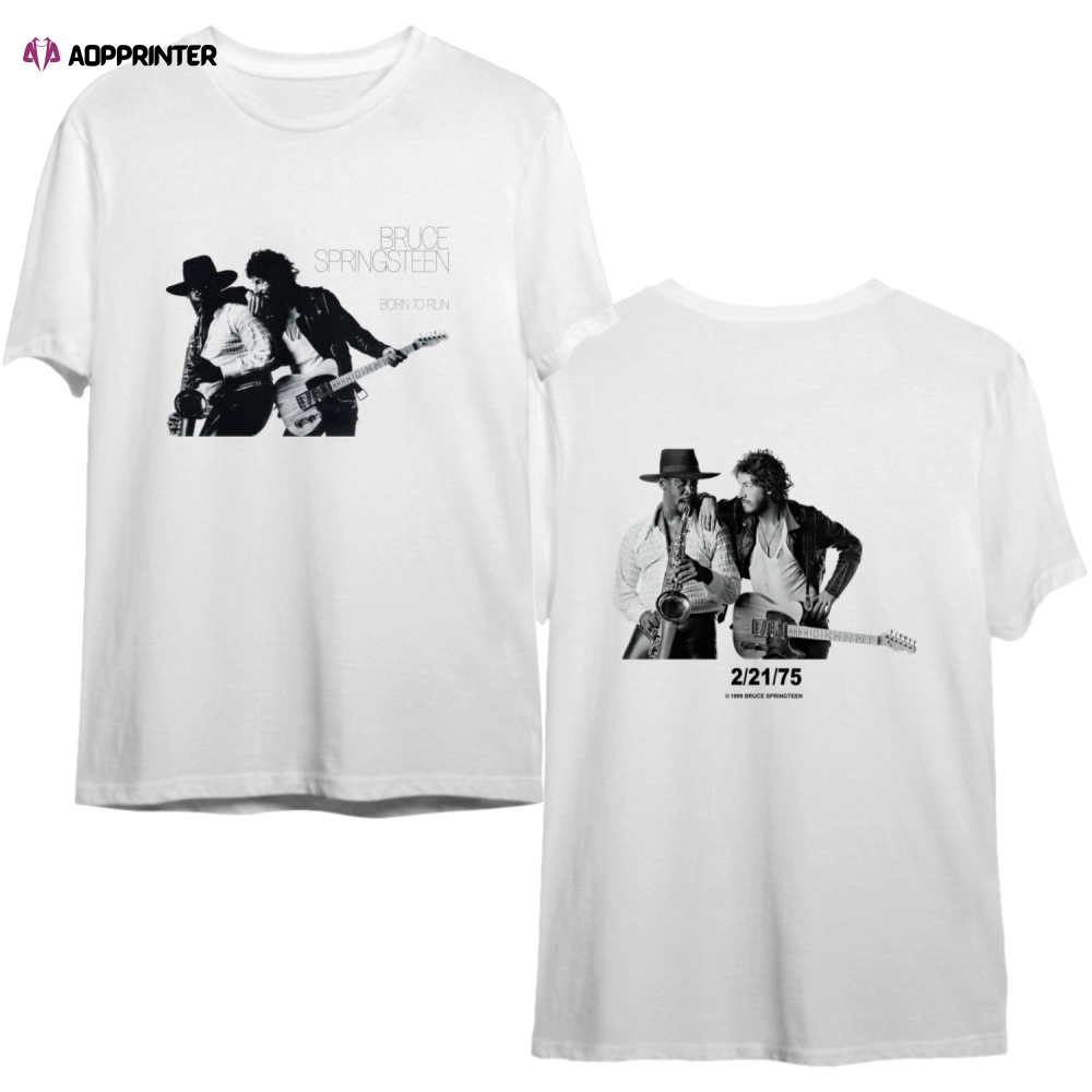 Bruce Springsteen and E Street Band Born in USA Tour 84-85 T-Shirt, Bruce Springsteen Shirt, Rock Band Tee