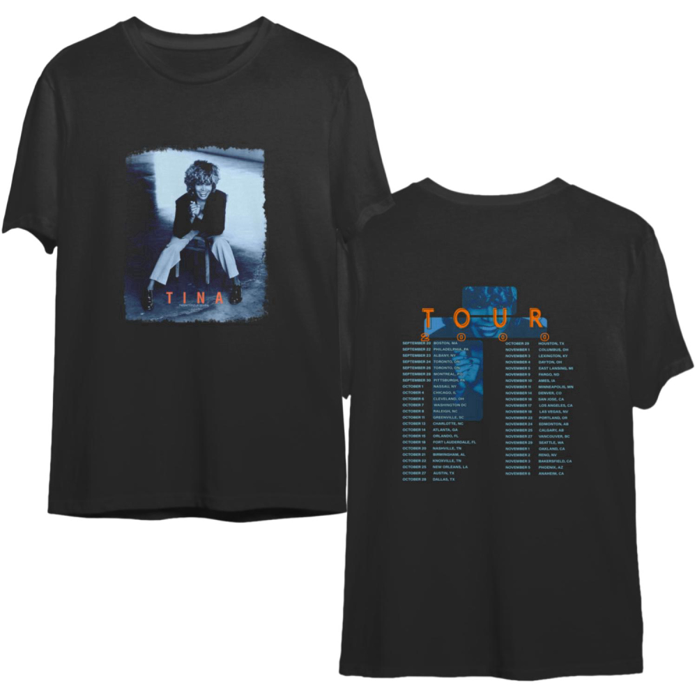 Vintage 2000 Tina Turner Twenty Four Seven Concert Tour T-shirt