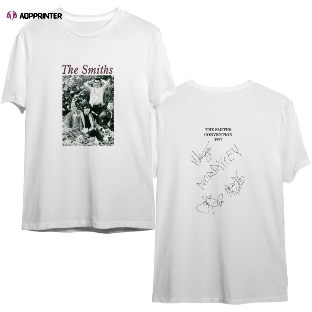 Vintage 90s The Smiths band Convention 1997 tour promo t shirt