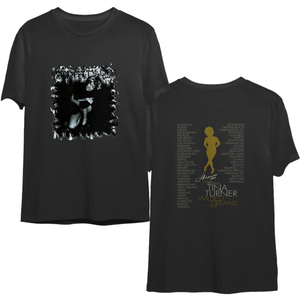 Vintage 90s Tina Turner Wildest Dreams Tour T-Shirt