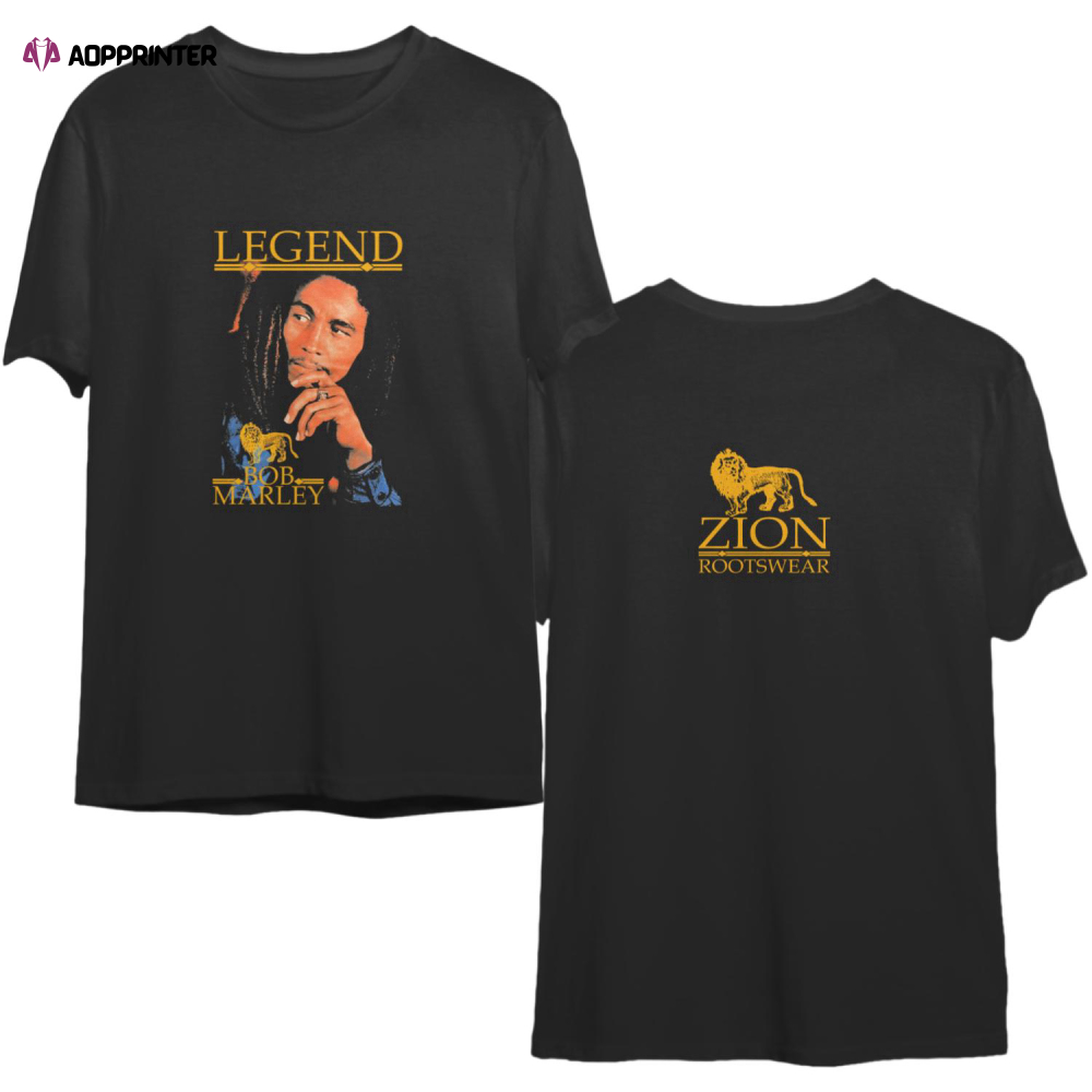 Vintage Bob Marley Legend Zion Rootswear T-Shirt