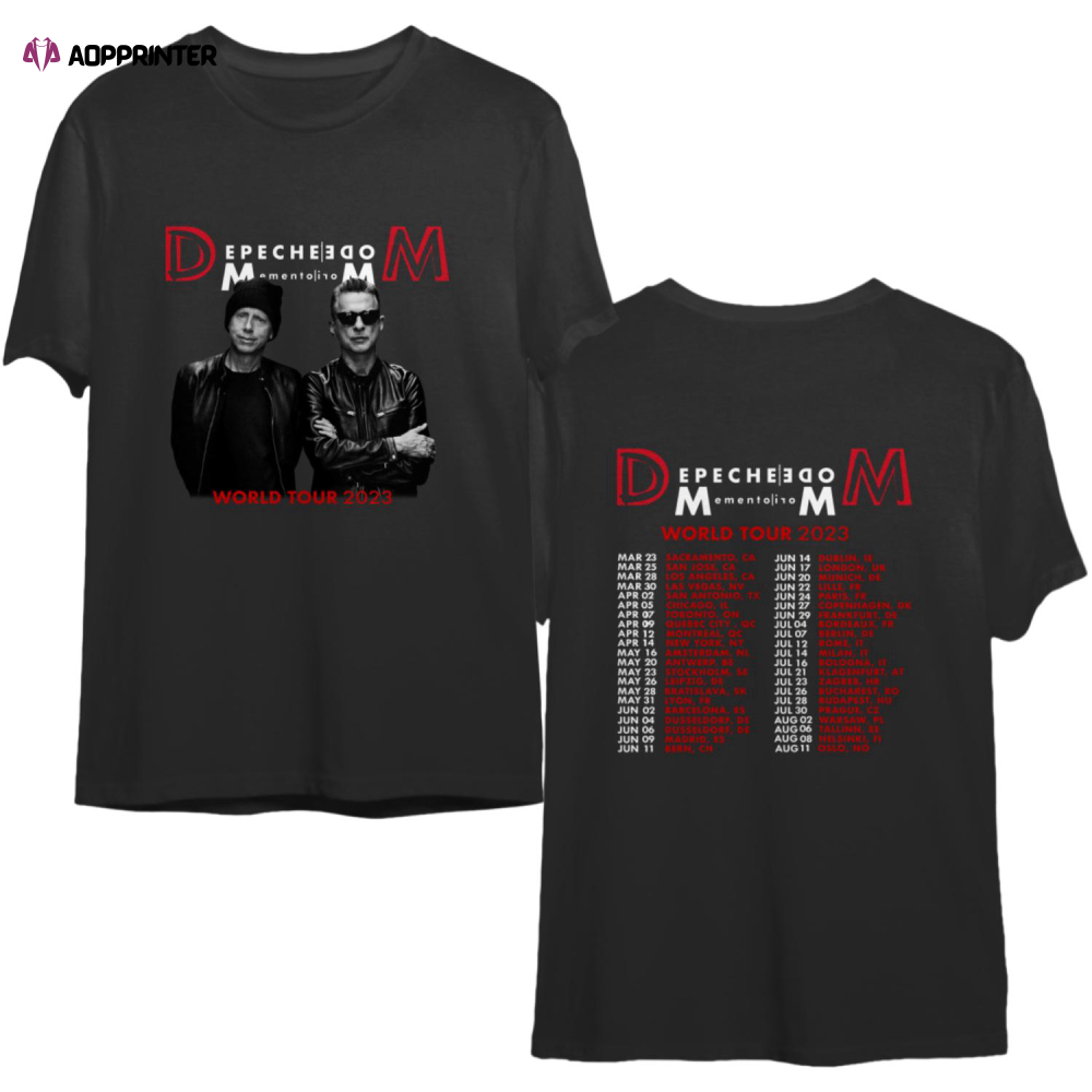 Vintage Depeche Mode Memento Mori Tour 2023 tshirt, Depeche Mode Tshirt