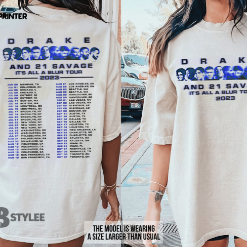 Drake Take Care Spongebob Vintage Drake Music Tour 2023 It’s All A Blur Tour 2023 Graphic Unisex T Shirt, Sweatshirt, Hoodie Size S – 5XL