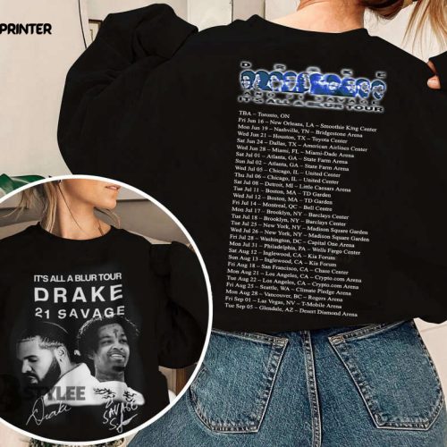 Honestly Nevermind Album Vintage Drake 21 Savage It’s All A Blur Tour 2023 Drake Music Tour 2023 Graphic Unisex T Shirt, Sweatshirt, Hoodie Size S – 5XL