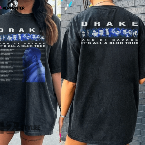 Drake Albums Savage Scorpion Album Vintage Drake 21 Savage It’s All A Blur Tour 2023 Drake Music Tour 2023 Graphic Unisex T Shirt, Sweatshirt, Hoodie Size S – 5XL